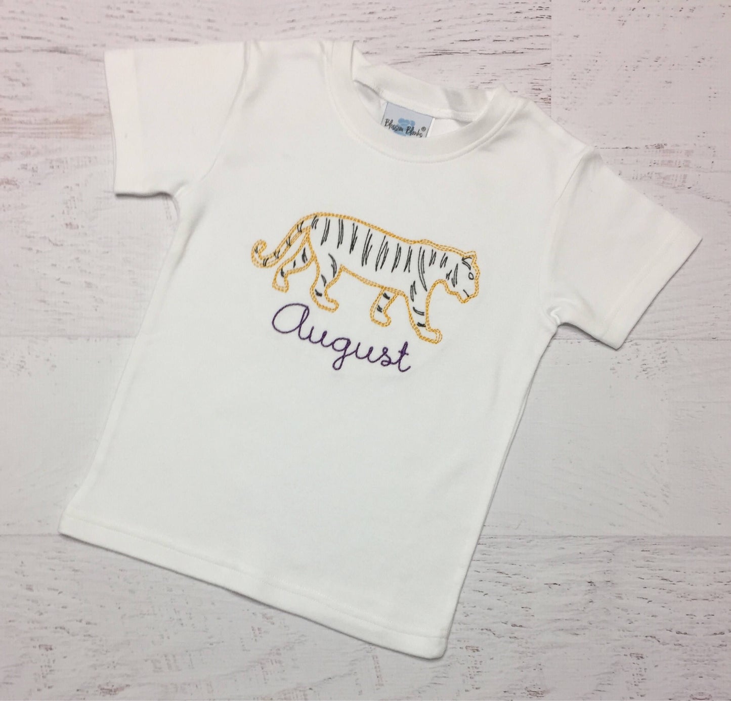 LSU Tiger Diaper Cover Set