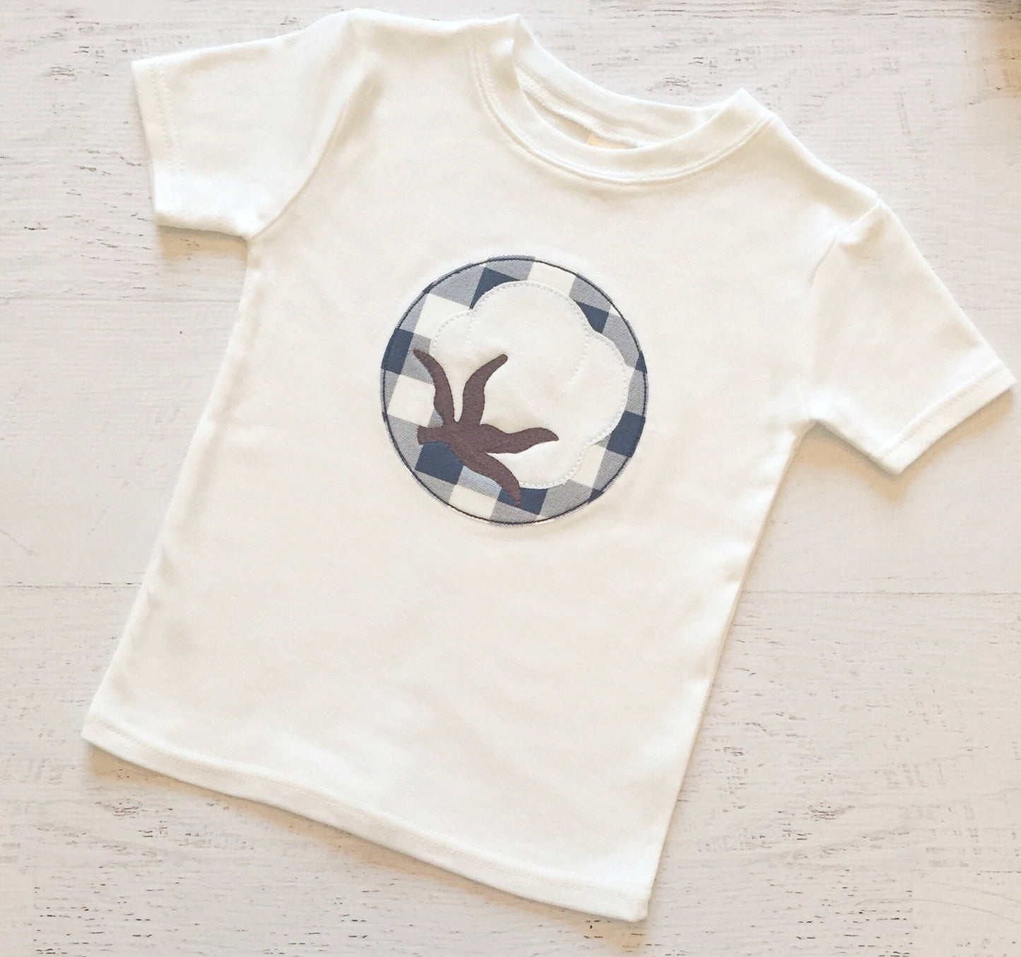 Cotton Boll Shirt - Cotton Boll Applique - Fall Applique Shirt - Boy Fall Shirt - Cotton Shirt - Fall Pictures Outfit - Boy Outfit
