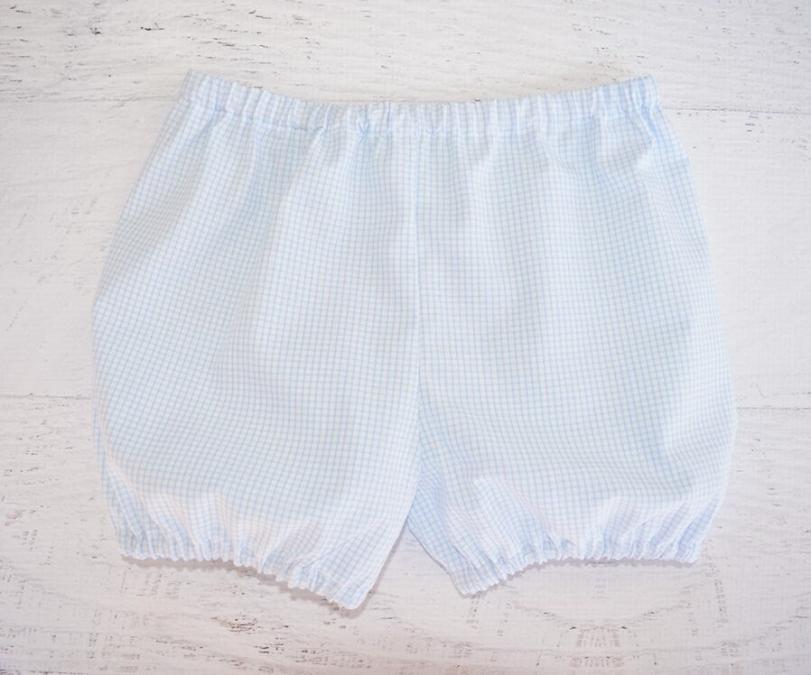 Little Blue Truck Bubble Shorts Outfit