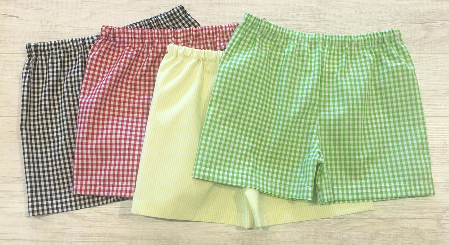 Gingham Shorts