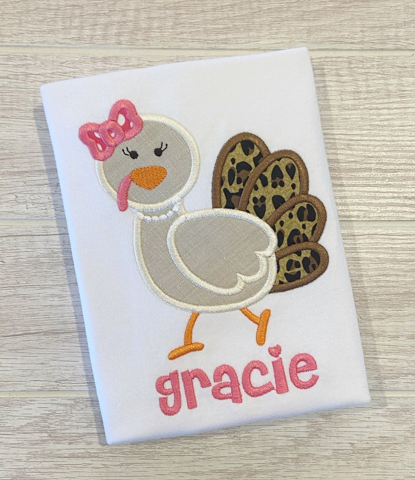 Diva Turkey Shirt - Girly Turkey Ruffle Shirt - Girl Thanksgiving Shirt - Turkey Bodysuit - Turkey Applique Shirt - Thanksgiving Shirt