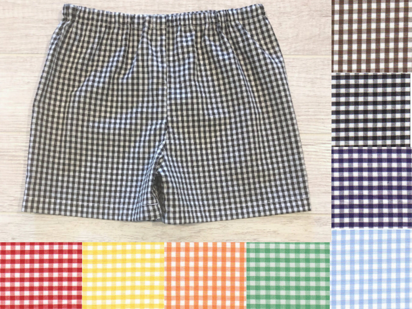 Gingham Shorts