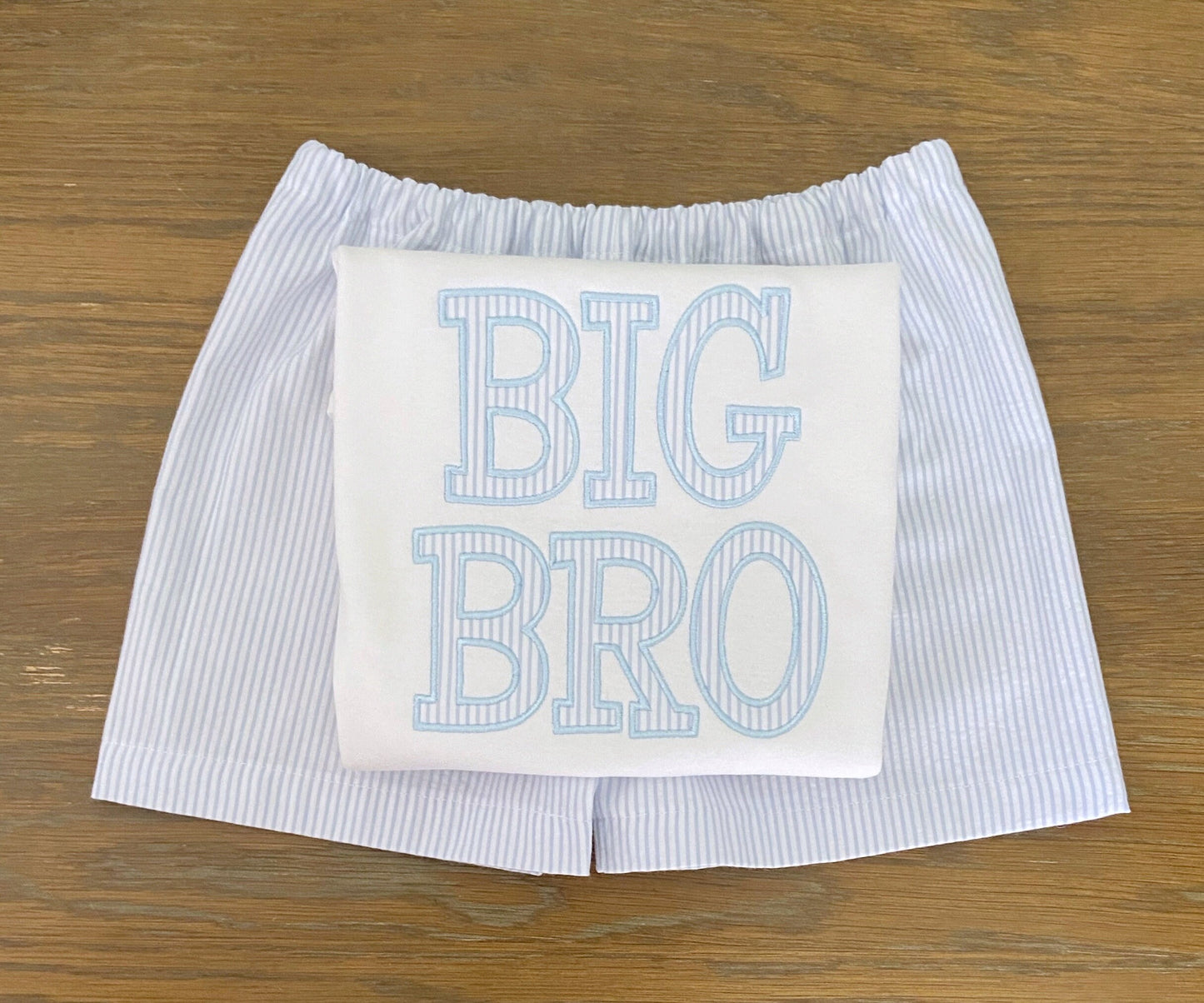 Seersucker Big Bro Outfit