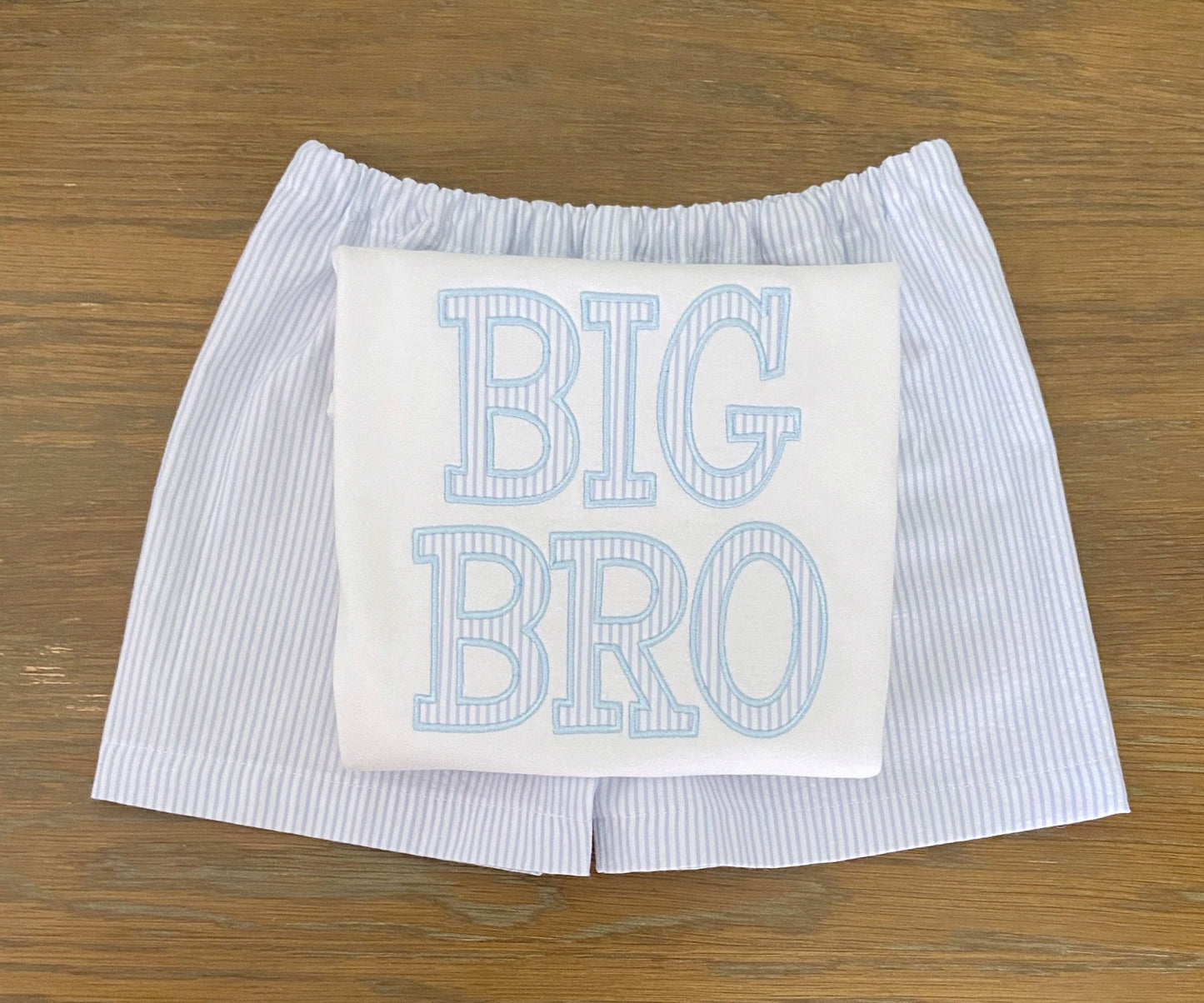 Seersucker Big Bro Outfit