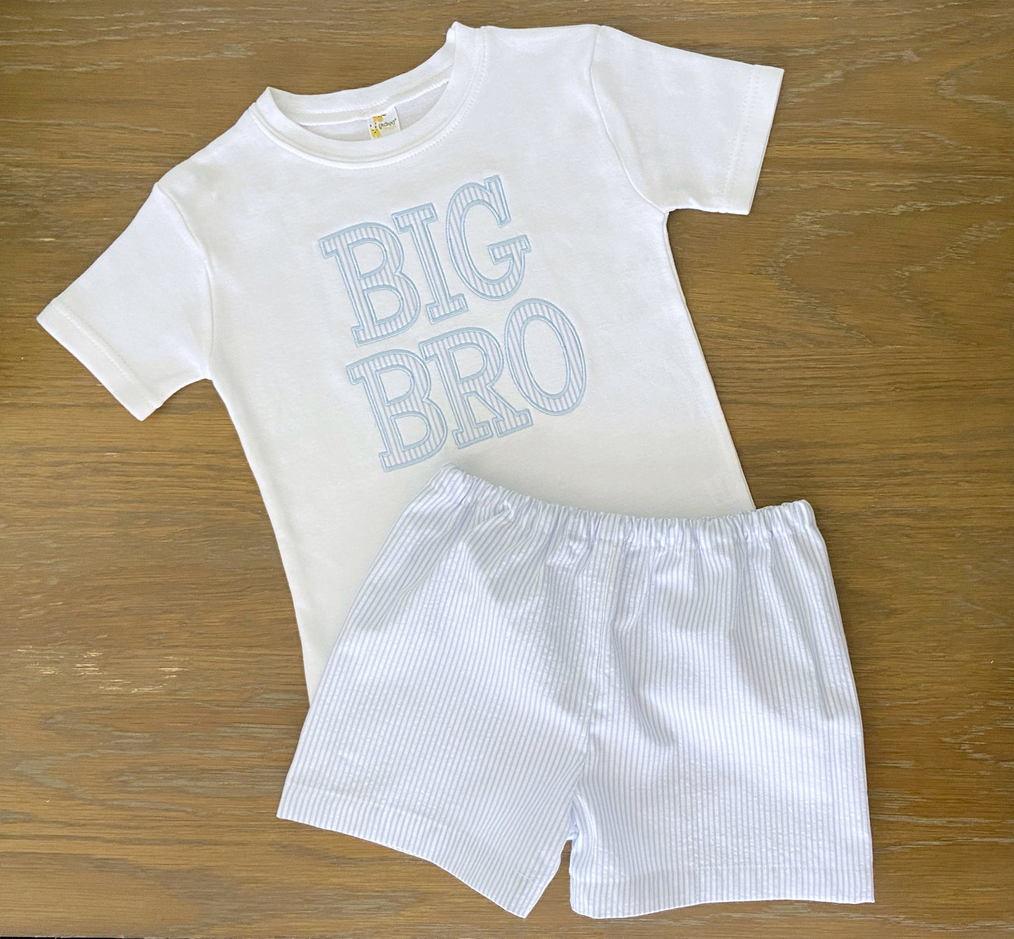 Seersucker Big Bro Outfit