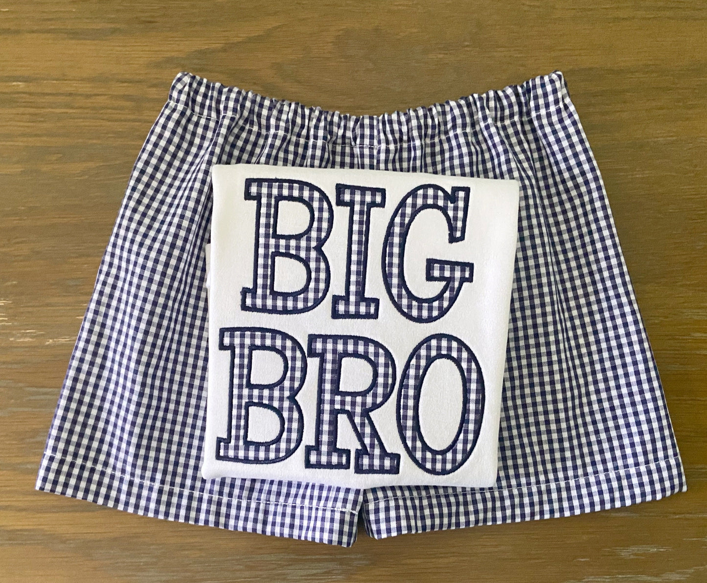 Ginghgam Big Bro Outfit