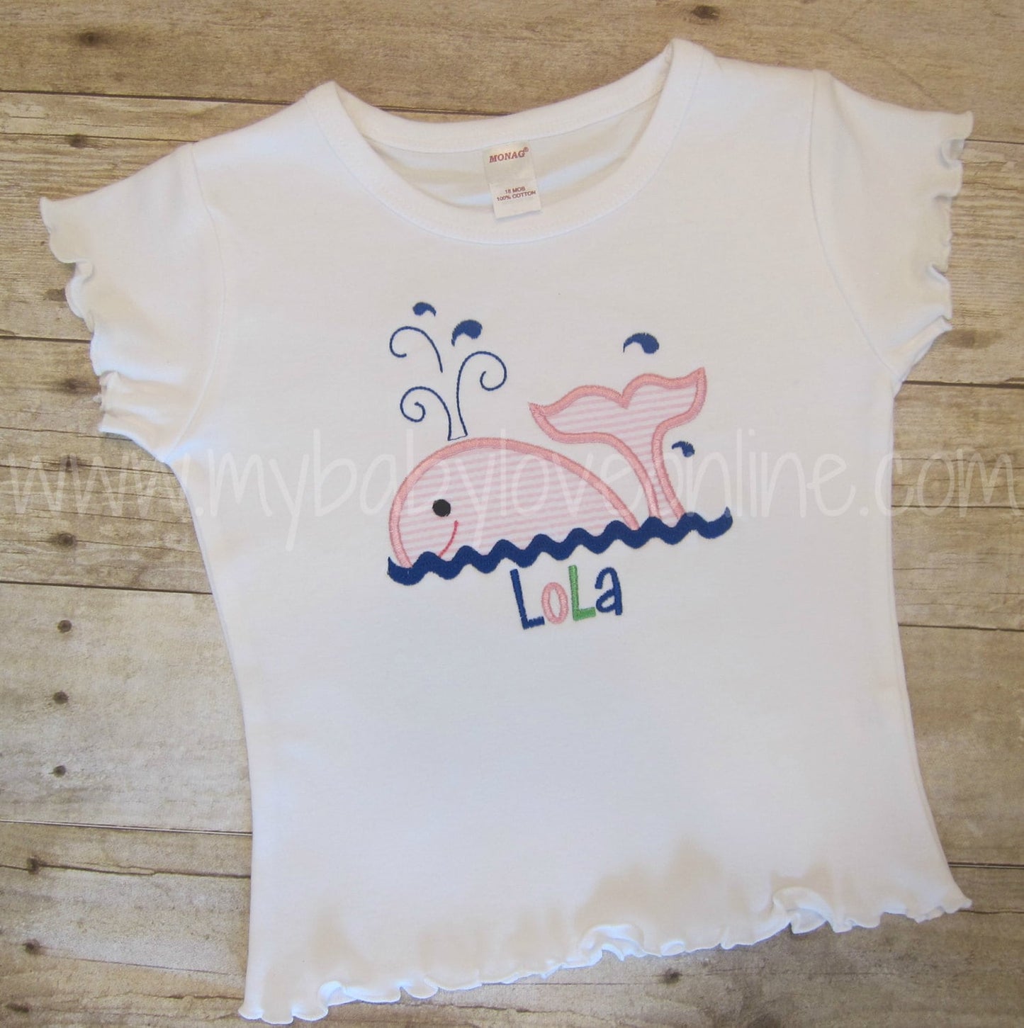 Seersucker Whale Shirt