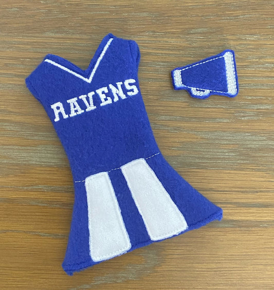 Personalized Elf Cheerleader Uniform