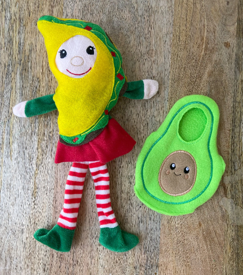 Taco and Avocado Elf Costumes