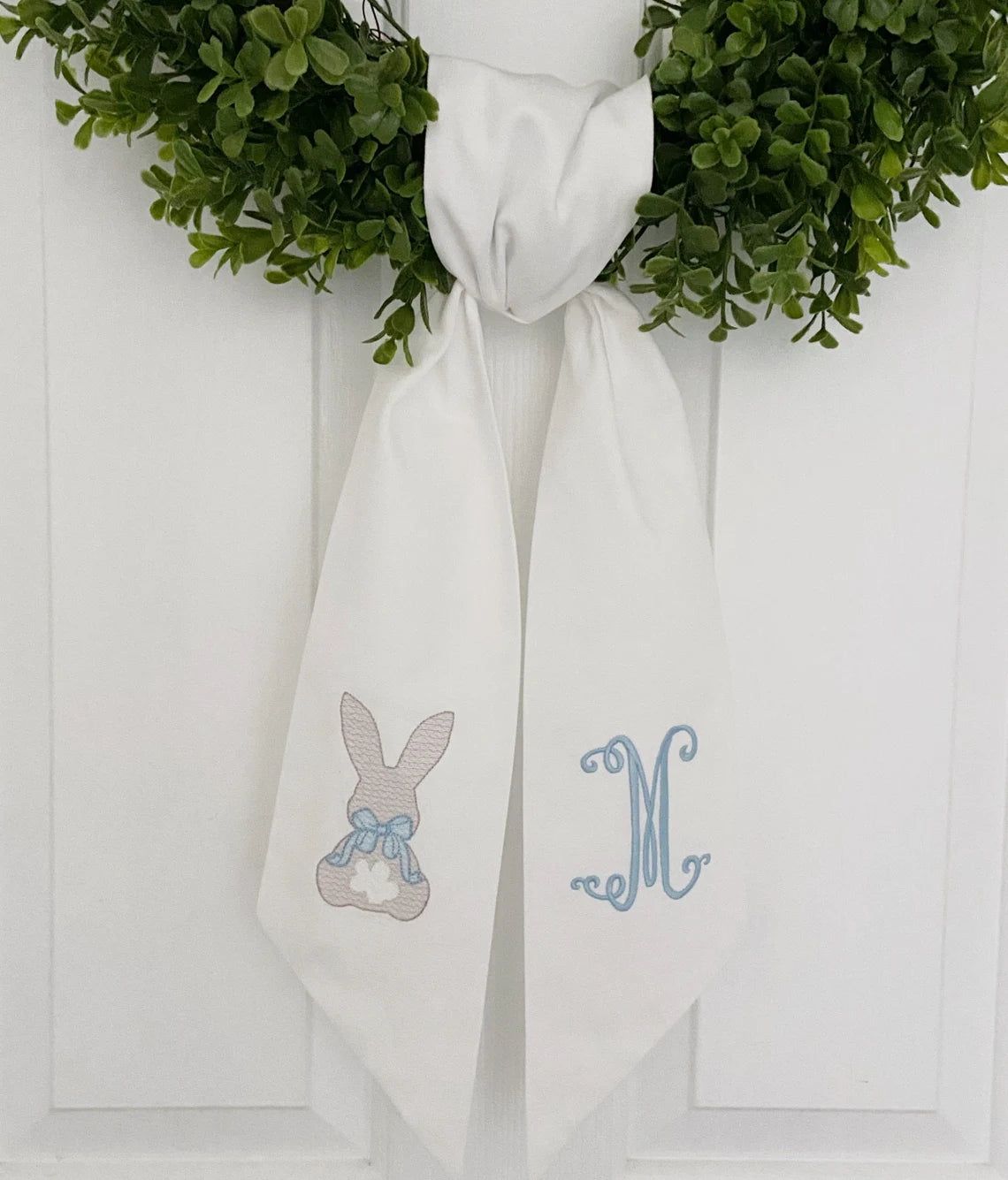 Easter Bunny Wreath Sash