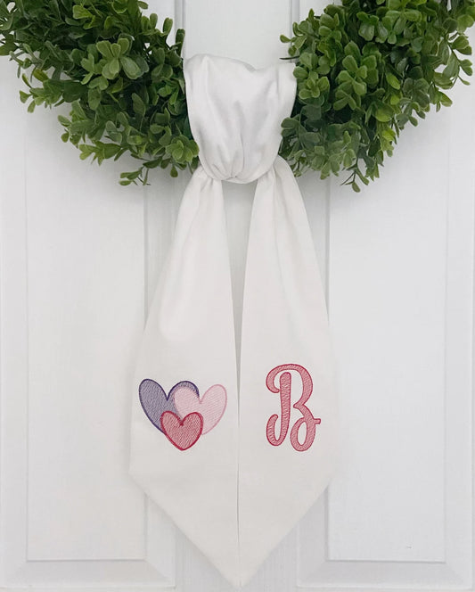 Heart Wreath Sash