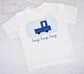 Little Blue Truck Bubble Shorts Outfit