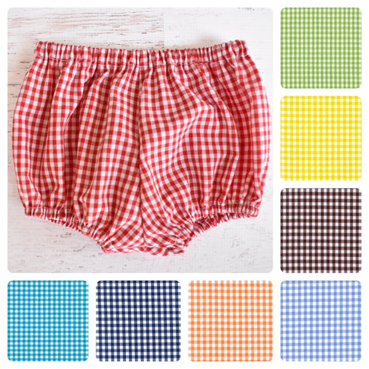Gingham Diaper Cover