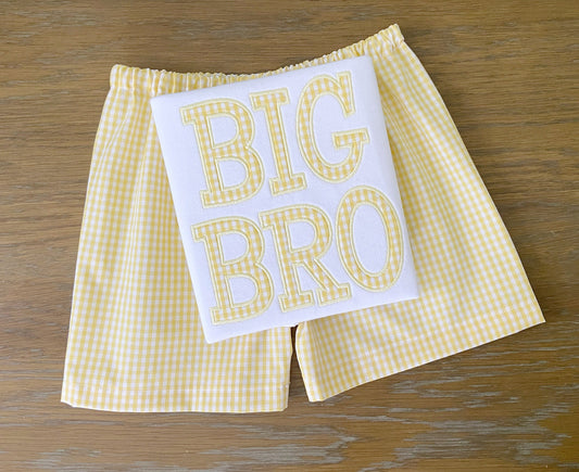 Ginghgam Big Bro Outfit