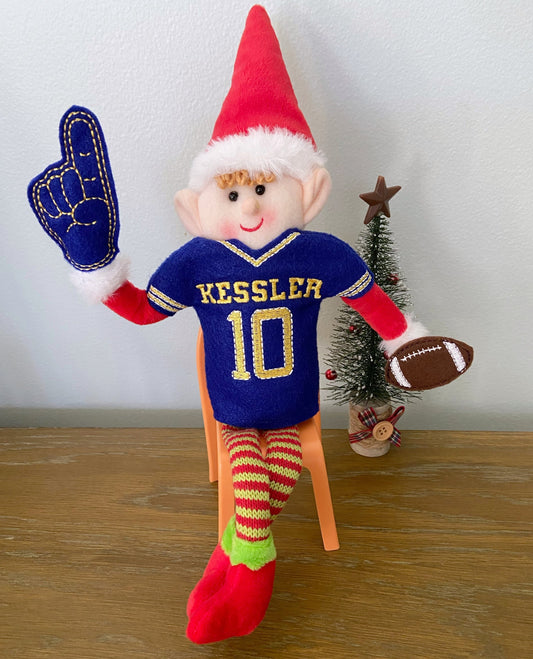 Personalized Elf Football Jersey Set