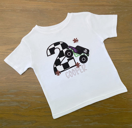 Monster Truck Birthday Shirt
