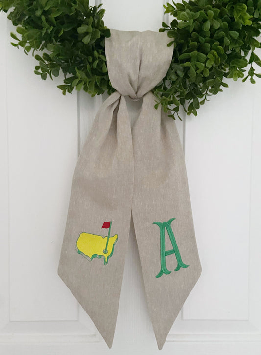 Golf Wreath Sash