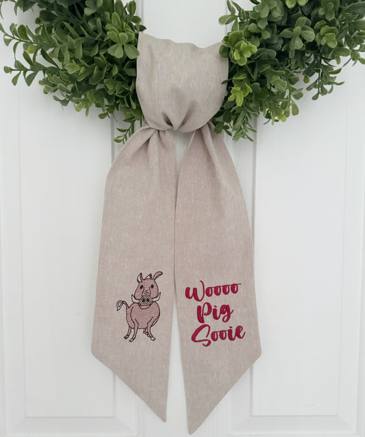 Arkansas Razorbacks Wreath Sash