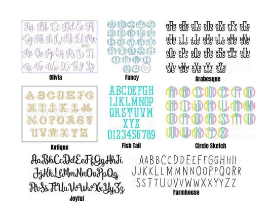 Blue Floral Wreath Sash