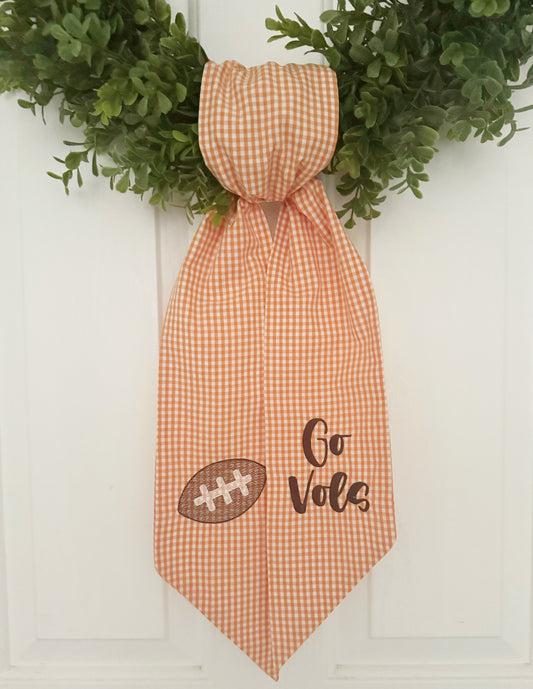 Go Vols Wreath Sash