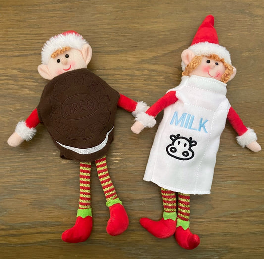 Milk and Oreo Elf Costume Set
