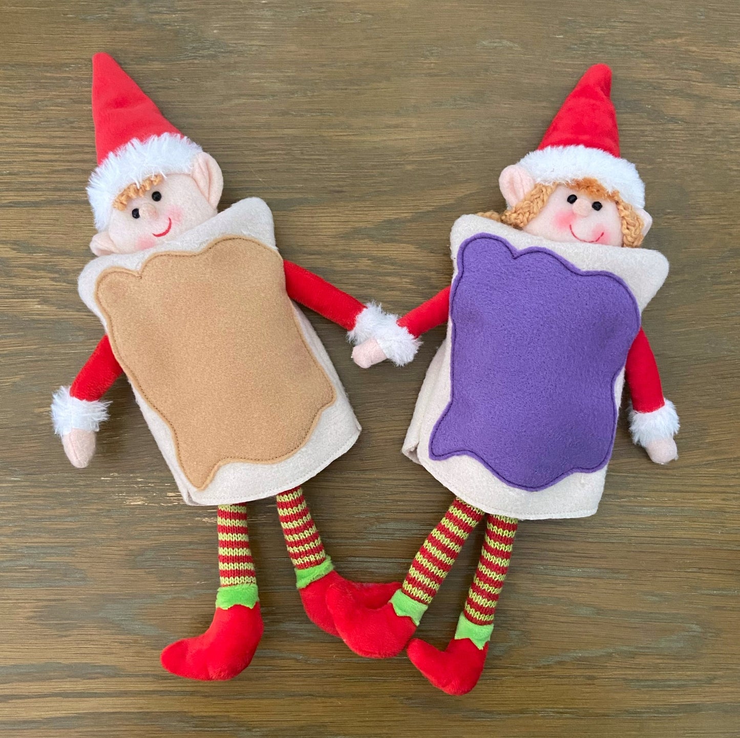 Peanut Butter and Jelly Elf Costume Set