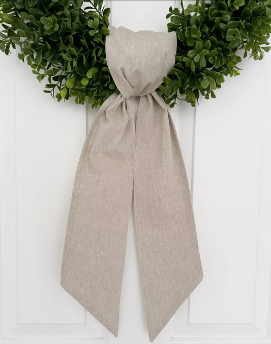 Tan Wreath Sashes, 5 Pack Wholesale